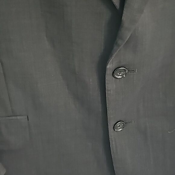 Jos. A. Bank Dark Gray Two Button Portly Blazer Size 48S - Picture 4 of 12